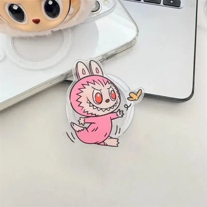 NEW Korea INS Y2K Cartoon Holder For Magsafe Pop.sockets Magnetic Griptok Grip Tok Stand Foldable Phone Bracket Case Accessories