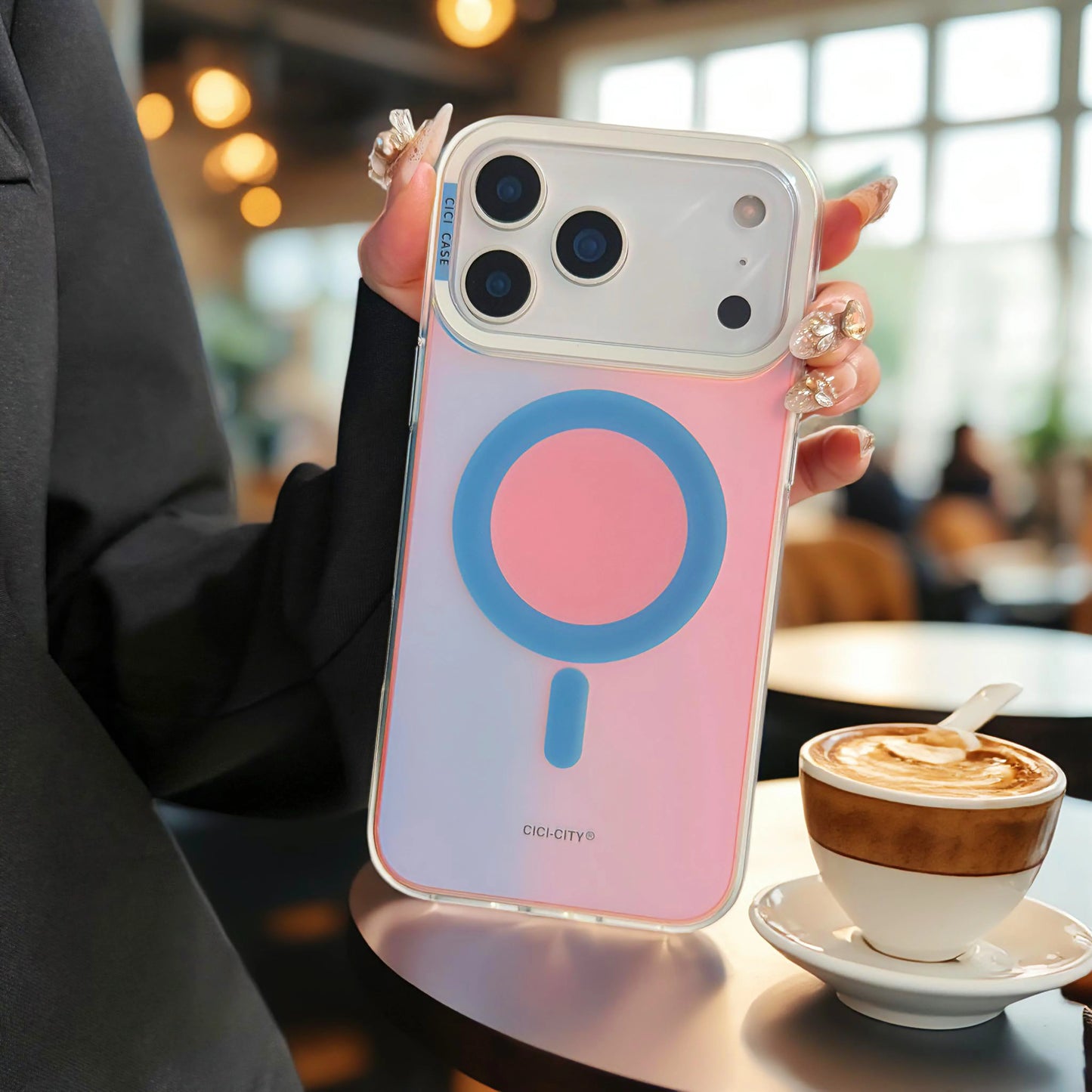 Luxury Fashion Matte Color Changing Magsafe Phone Cases for iPhone 17 Air 16 15 Pro Max 14 13 Magnetic Wireless Charge Cover