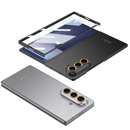 Luxury Fashionable Ultra-thin Phone Case For Samsung Galaxy Z Fold 7 5G With Screen Glass Protect Film Matte Protector Cover