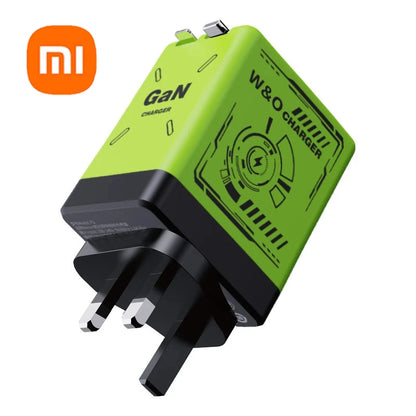 Xiaomi GaN120W Ultra Fast Charger With Retractable Type-C Lightning Cable Fast Charging Adapter For iPhone16 iPad Samsung Huawei