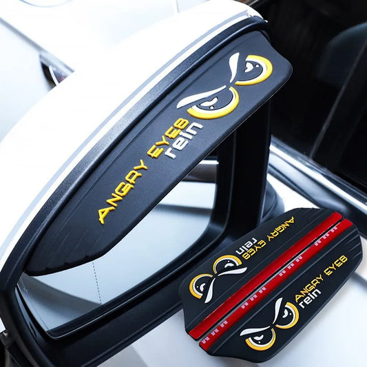 2Pcs Car Rearview Mirror Rain Eyebrow Universa Car Rear View Side Rain Eyebrow Shield Snow Guard Sun Visor Shade Protector