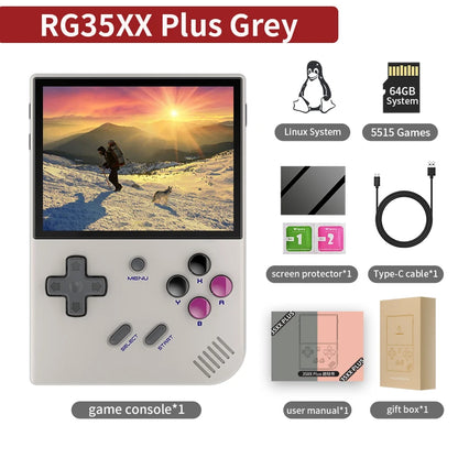 ANBERNIC RG35XX Plus/RG35XX Retro Handheld Game Console 3.5″ IPS Screen Linux Portable Video Game Player Support HD-M-I TV Output