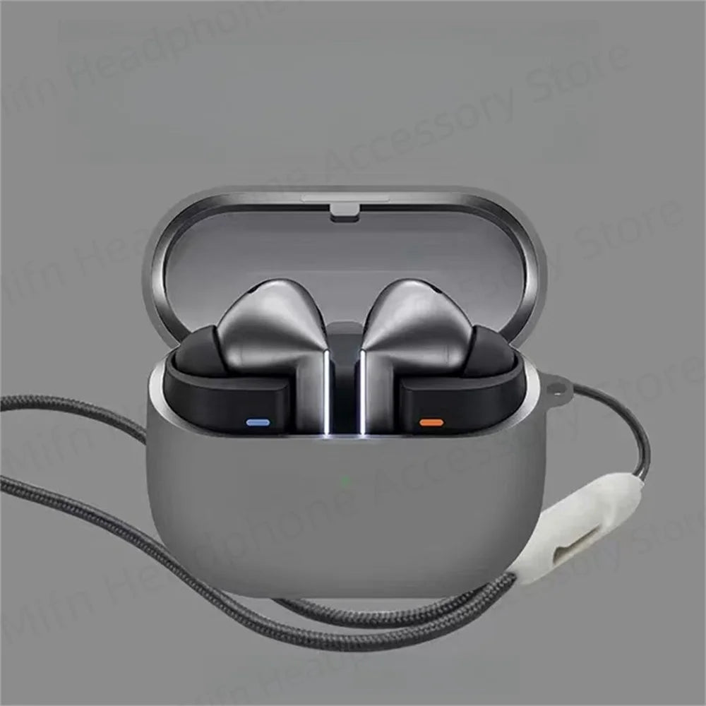 2 in 1 Silicone Case for Samsung Galaxy Buds3/Galaxy Buds3 Pro (2024) Shockproof Full Protective Accessory Cover Cute For Women