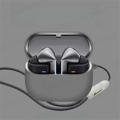 2 in 1 Silicone Case for Samsung Galaxy Buds3/Galaxy Buds3 Pro (2024) Shockproof Full Protective Accessory Cover Cute For Women