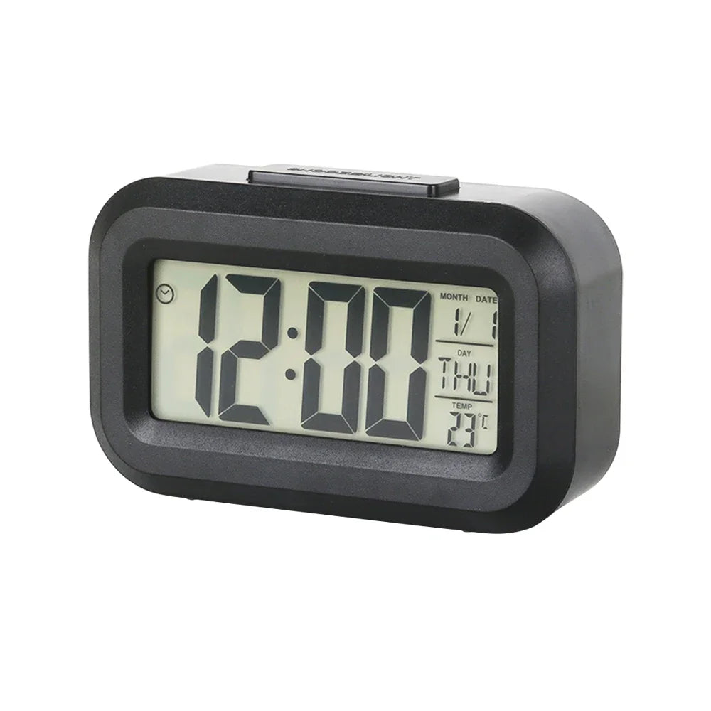 LED Digital Alarm Clock Backlight Snooze Data Time Calendar Desktop Multifunction Electronic Backlight Table Clock - covers4phones
