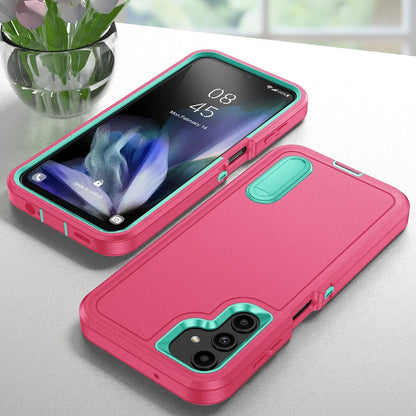 Case For Samsung Galaxy S25 S22 S23 FE S24 Ultra Plus Full Body 3 in 1 Shockproof Heavy Duty Anti-Scratch Rugged Kickstand Cover