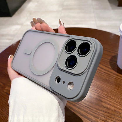 Luxury Matte Magnetic Wireless Charge Case For iPhone 17 Pro Max 17 Air 17 Pro 17 Lens Glass Film Clear Hard Bumper Back Cover