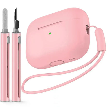 AirPods Pro Case Cover with Cleaner Kit Soft Silicone Protective Case for Apple AirPod Pro 2nd 1st Generation Case for Women Men