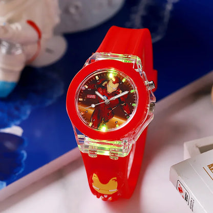 3D Mickey Children Watches Girls Color Light Source Silicone Minnie Kids Watch Ladies Quartz Clock Gifts Relogio Feminino - covers4phones