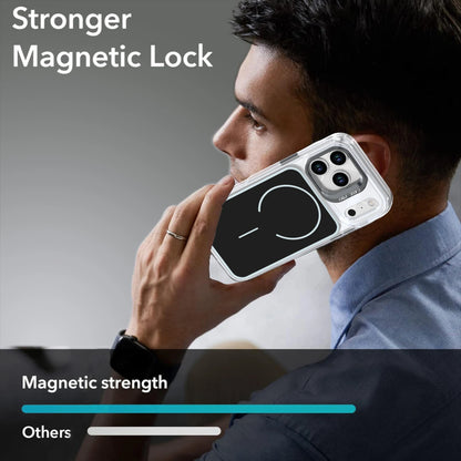 Luxury for Magsafe Magnetic  Clear Colorful border Case For iPhone 17 Pro Max Air 16 15 14  Plus 13 12 11 Wireless Charge Cover