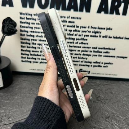 Cute Magnetic Heat Dissipation Phone Case for iPhone 14 15 16 Plus 11 12 13 16 Pro Max Matte Magsafe Charging Shockproof Cover