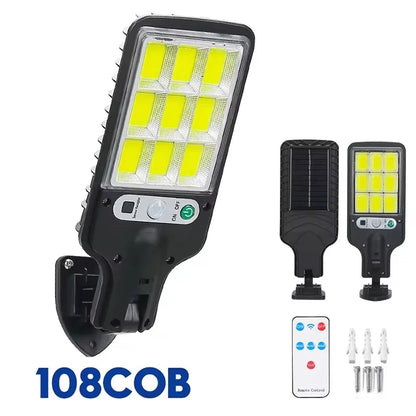 30000LM Solar LED Lights Outdoor Solar Lights Of Motion Sensor 3 Modes Waterproof IP65 Solar Garden Light Street Yard Lantern