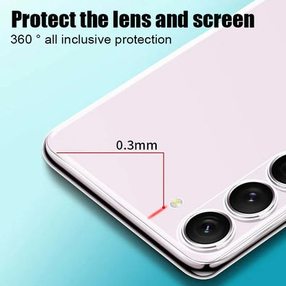 Clear Case For Samsung Galaxy S22 S23 S24 Plus S25 Ultra S21 Fe S25 Edge Silicone Soft Case For Samsung A17 A07 A16 A26 A36 A56