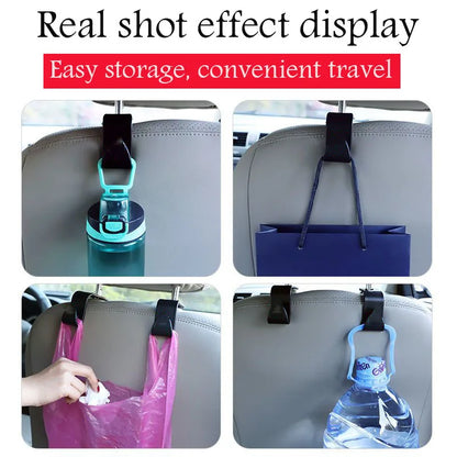 Multifunctional car seat headrest hanger bag hook organizer bracket for Fiat Ducato 500 500L Panda Grande Punto car accessories