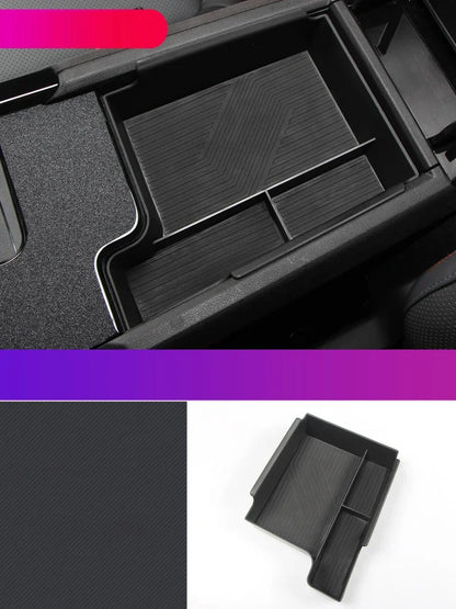 For Geely Cityray 2024 2025 Car Styling Under Center Console Organizer Storage Box Armrest Storage Box Auto Accessories