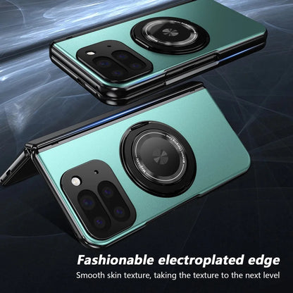 360° Rotating Holder Phone Case For Google Pixel 10 Pro Fold Magnetic Ring Hinge Screen Protector Film Shockproof Cover