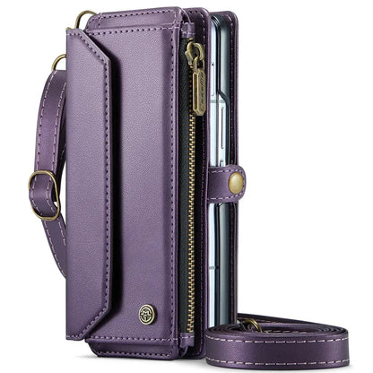Crossbody Purse for Samsung Galaxy Z Fold 7 Fold5 Fold 4 3 Fold 6 Leather Flip Case Book Wallet Coque Retro Vintage Card Slots
