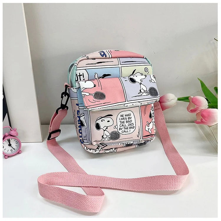 2025 The New Cartoon Corner Creature Snoop Shoulder Diagonal Handbag Purses and Handbags Crossbody Bags for Women