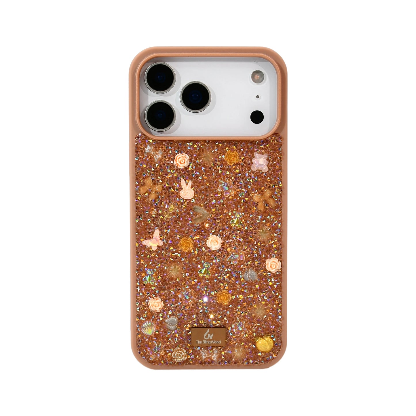 For IPhone 17 Pro Max/IPhone Air/17 Pro/17 Crystal Phone Case 3D Trinket Diamond Rhinestone Inlaid Fashion Glitter Back Cover