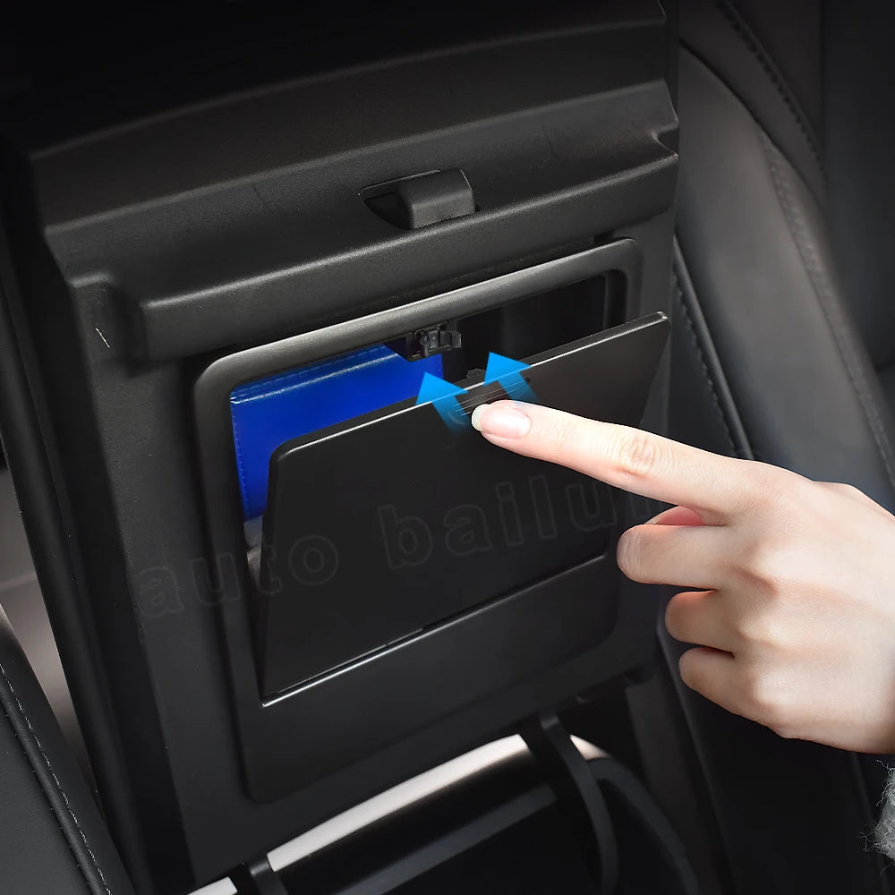 For Tesla Model 3 Y 2017 - 2022 2023 Center Console Organizer Armrest Hidden Storage Box Car Accessory Auto Armrest Holder Box