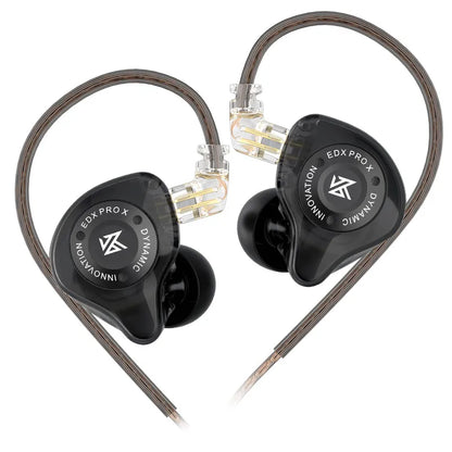 KZ EDX PRO X Dynamic Drive Earphone HIFI Bass Music Earbud Sport Noise Cancelling Headset KZ EDXPROX ZSTX ZSN PRO ZAS EDA ZVX