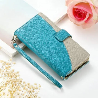 For iPhone 17 Pro Max 5G 2025 6-Card Zipper Leather Crossbody Funda For iPhone 17 Air Luxury Cover for iPhone 17 Pro Flip Case