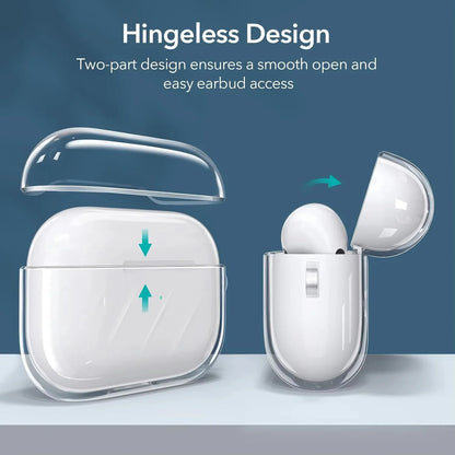 Transparent Earphone Case For Airpods 4 3 Pro 2nd USB-C Cases Soft TPU Clear Headphone Cover For Airpods Pro 2 1 3 Protective ca