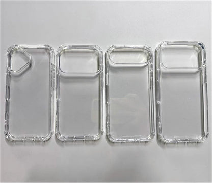 New Four-corner anti-drop Clear Case for iPhone 17 17 Air 17 Pro Max Shockproof transparent hard Cover for 17Pro with Feature