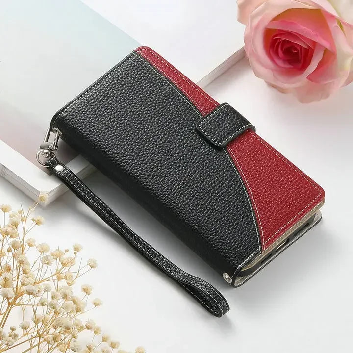 For iPhone 17 Pro Max 5G 2025 6-Card Zipper Leather Crossbody Funda For iPhone 17 Air Luxury Cover for iPhone 17 Pro Flip Case
