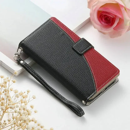 For iPhone 17 Pro Max 5G 2025 6-Card Zipper Leather Crossbody Funda For iPhone 17 Air Luxury Cover for iPhone 17 Pro Flip Case