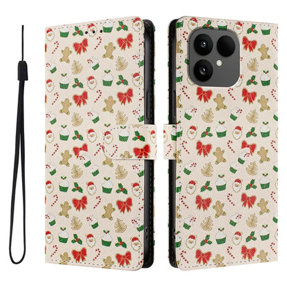 Christmas Phone Case for Funda iPhone 17 16 15 14 13 12 11 Pro Max 17 Air 16E 15 Plus 7 8 Cases Flip Leather Wallet Back Cover