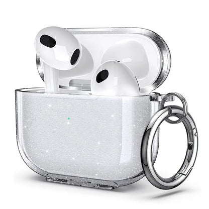 For Apple Airpods Pro/Pro2/3/4 Case Earphone Accessories Wireless Bluetooth Headset Cover Bling Glitter Soft With Cleaner Kit