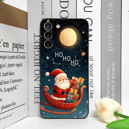 Merry Christmas Tree Santa Claus Pattern Phone Case for Google Pixel 9A 8A 7A 6A 7 PRO 8 9 Pro XL 5G Shockproof Soft Back Covers