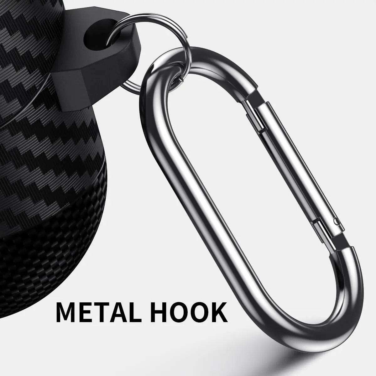 Lock Case For Samsung Galaxy Buds 3Pro with Keychain Funny TPU Cool Skull Carbon Fiber Protective Case For Samsung Galaxy Buds 3