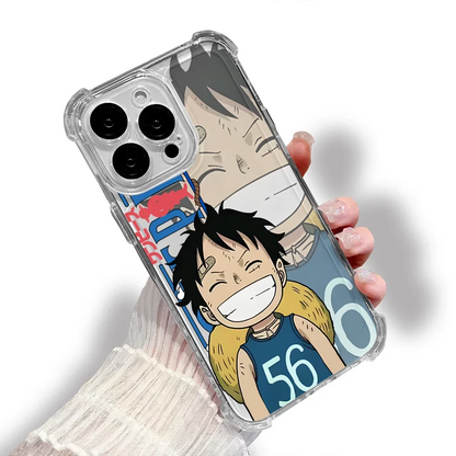 Soft Silicone Phone Cases For iPhone 16 15 14 13 12 11 X XR XS 7 8 Plus Pro Max iPhone13 Mini ProMax fundas p-One Piece Luffys-t