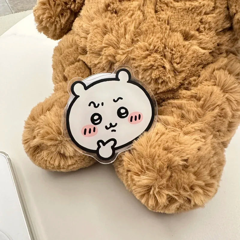 Cute Japan Anime Chiikawa usagi Hachiware For Magsafe Magnetic Phone Grip Tok Stand For iPhone Foldable Wireless Charging Holder
