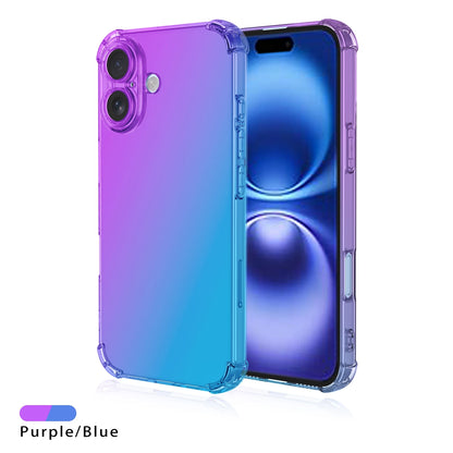 New Airbag Shockproof Gradient TPU Case for Apple iPhone 17 Pro Max iPhone 17 Air Protective Cover Back Shell Coque Fundas