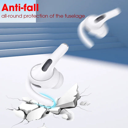 Silicone Anti Slip Ear Hooks For Air Pod Airpods Pro Anti Drop Earhook Holders Protector Cover Bluetooth Earphone Accessories - covers4phones
