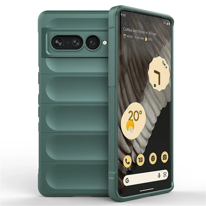 Armour Skin-friendly Shockproof Phone Case for Google Pixel 10 9 8 7 Pro XL 9A 8A 7A Matte Soft Liquid Silicone Protective Cover