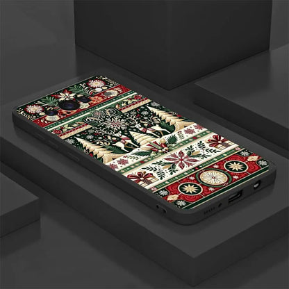 Phone Case for Google Pixel 6 7 8 Pro 6a 8a 10 9 Pro XL 9a 7a Black Soft Shell Christmas Deer Hot