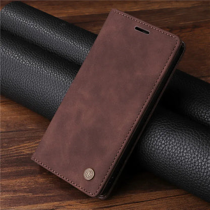 Leather Flip Case For iPhone 16 Pro 15 14 Plus 13 Pro 11 12 Pro MAX X XS XR 6 6S 7 8 Plus Holder Wallet Stand Phone Bags Cover
