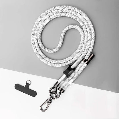 120-150cm Crossbody Phone Lanyard Anti-Loss Adjustable Nylon Strap For Sport Travel Lightweight Durable Cellphone Neck Strap