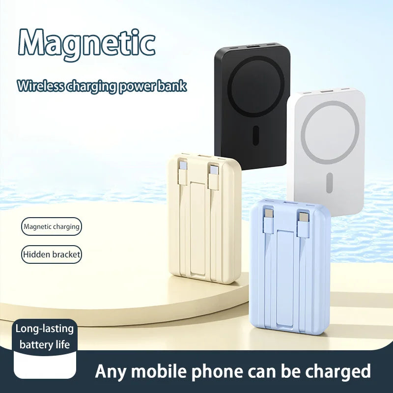 Xiaomi 100000mAh Power Bank Magnetic Wireless Fast Charging External Battery Pack Type-C Powerbank For IPhone16 Xiaomi SAMSUNG