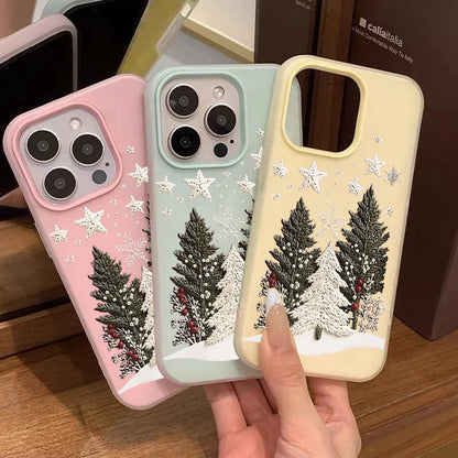Funda For Samsung Galaxy A16 A56 5G A17 A55 Case Christmas Tree Phone Case For Galaxy S25 FE S24 S23 Ultra Plus S22 Back Cover