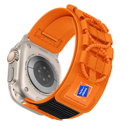 Tactical Strap for Apple Watch Band 49 45mm 44mm 41 40mm Nylon Alpine Trail Loop Bracelet for IWatch Series Ultra 2 9 8 7 5 6 Se