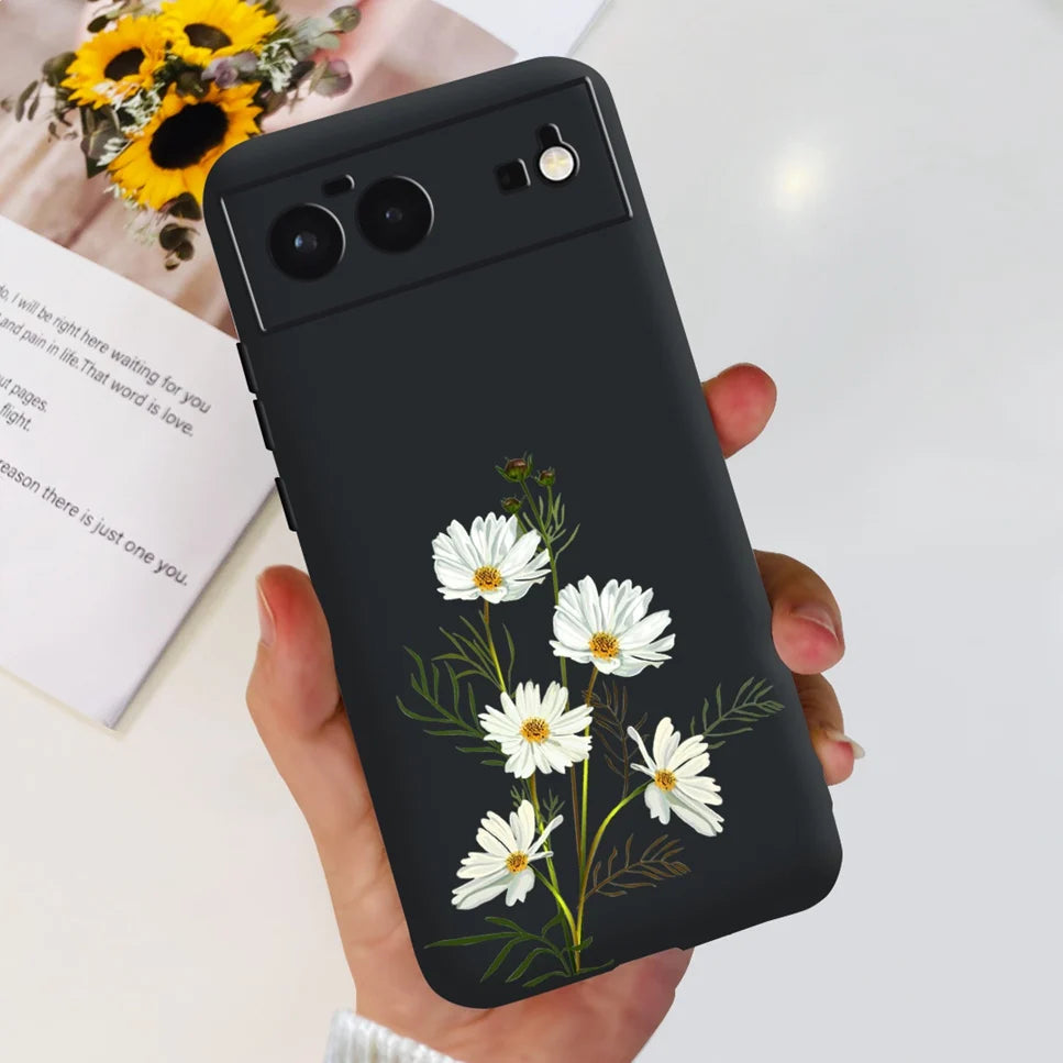 For Cover Google Pixel 6 Case Cute Cat Cartoon Bumper Back Shockproof Soft TPU Case For Google Pixel 6A 6PRO Pixel 6 Phone Cases