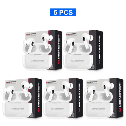 MONSTER Tws Wireless Bluetooth Earphones HD Stereo Sound Earbuds Headphones Charging Box LCD Touch Display Sports In-Ear Headset