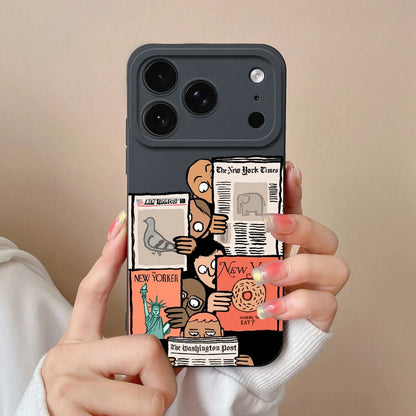 Case For iPhone17 17Air 17Pro 17ProMax Butterfly Love Heart Anti-fall Dustproof Trendy Housing For iPhone 17 Pro Max Funda Coque