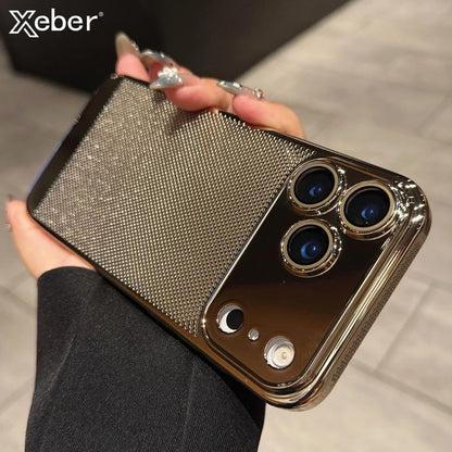 Plating Heat Dissipation Cooling Hollow Case For iPhone 11 12 13 14 15 16 Plus 17 Pro Max Air Camera Protection Shockproof Cover