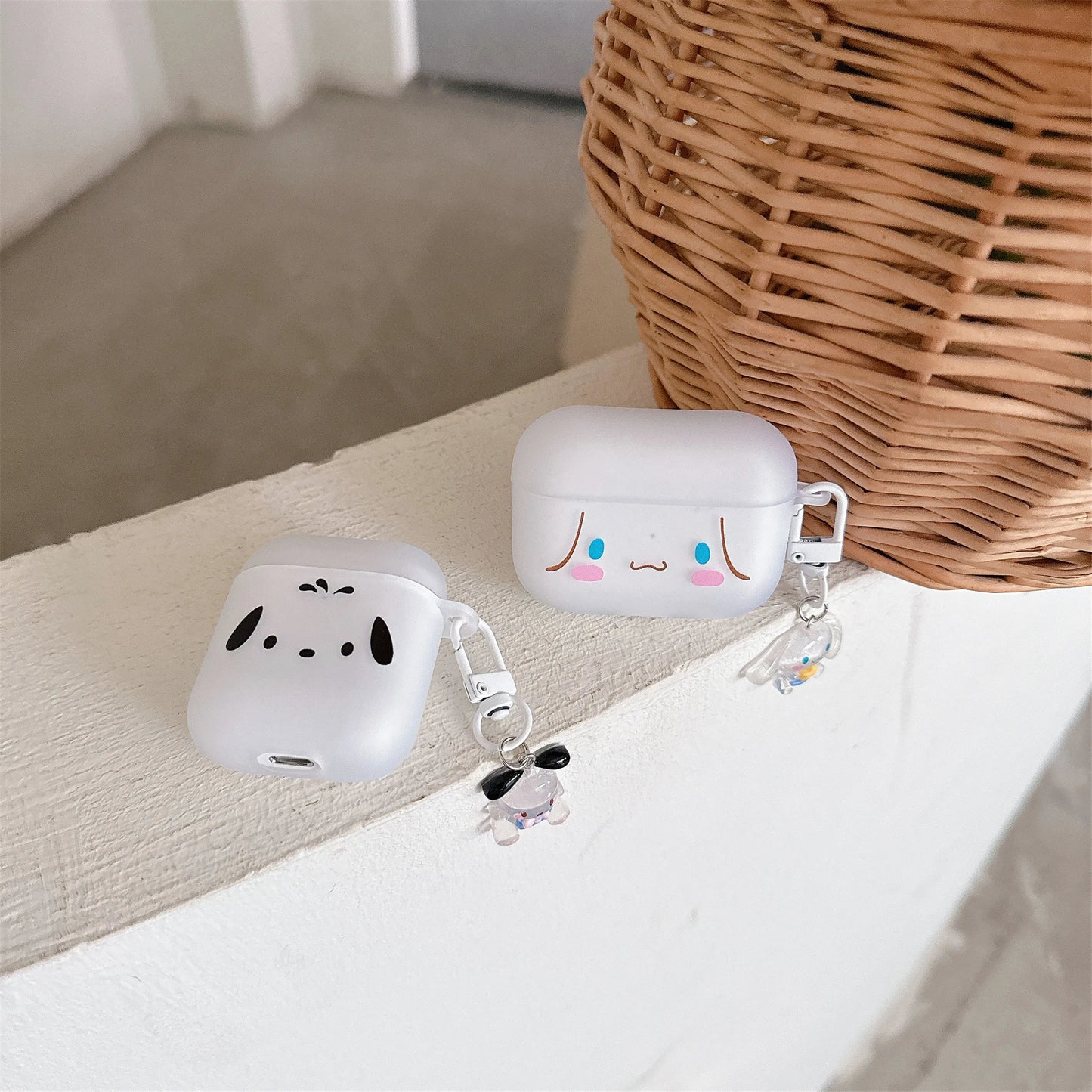 For Airpods 1 2 3 Pro Pro 2 Cinnamoroll Pochacco Matte TPU Earphone Case Accessories Cover